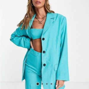 NWT TOPSHOP BLAZER & BRALETTE SET